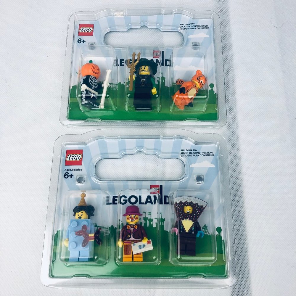 Legoland Lego Build-a-Minifigure Halloween 2020 and Winter 2022 Sets
